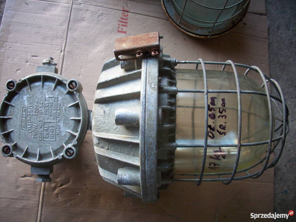 Wielka lampa Industrialnaloft design inny kolor Lipiany