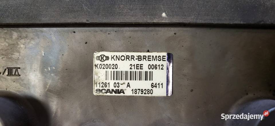 ZAWÓR MODULATOR EBS SCANIA R 1857013 1879280 ciężarowe Mojusz