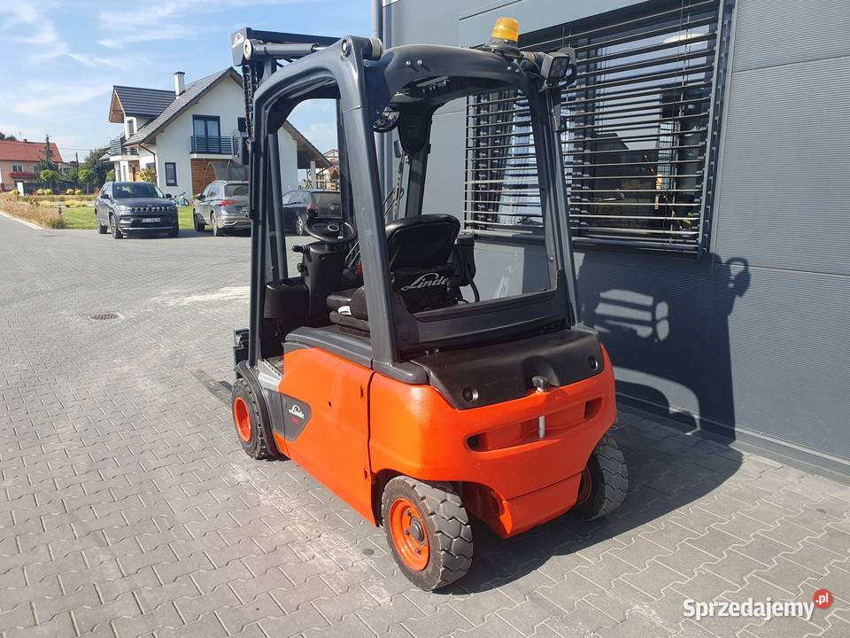 Wózek LINDE E20 15r Duplex przesuw E18 E20pH E25 Wózki widłowe Proszowice