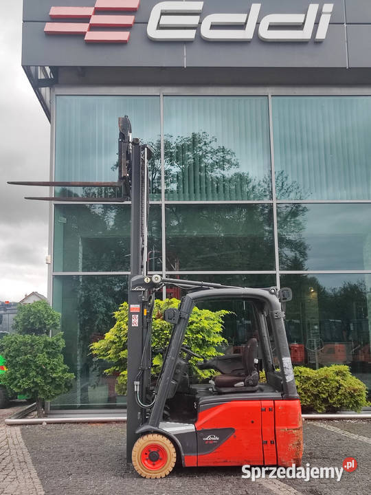 Wózek widłowy elektryczny Linde E1602 16 t Kęty
