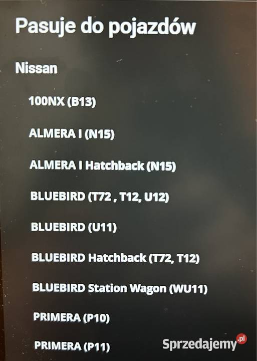Gałkikońcówki układu kierowniczego Nissan Łódź