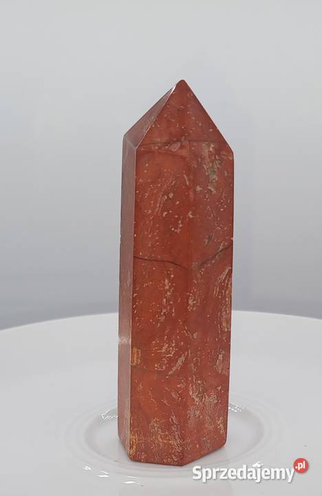 Piękny naturalny kryształ Jaspis wężowy obelisk Pozostałe sprzedam