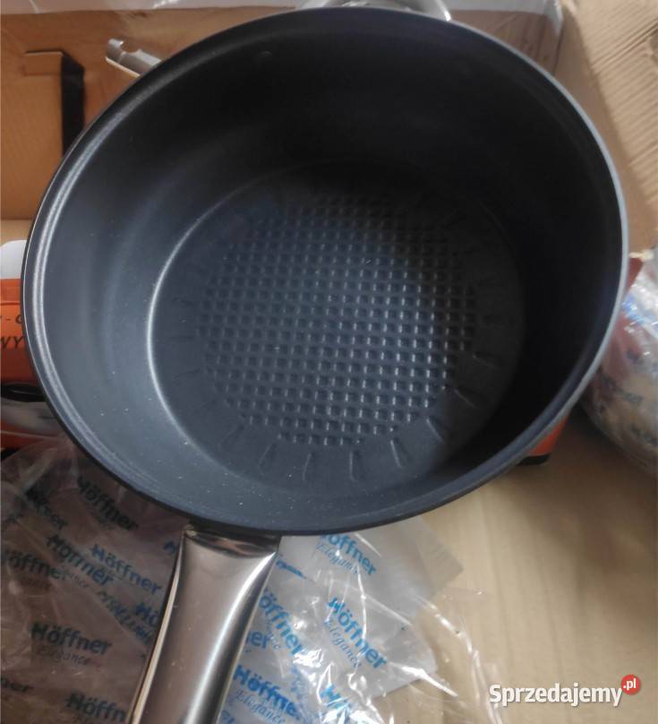 Garnki Komplet garnków 12 el Hoffner grubsze dna