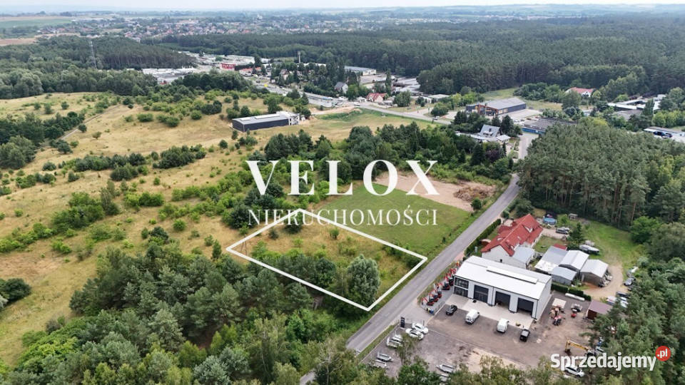 działka pod myjnię samochodową Stobno