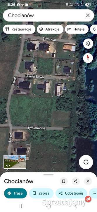 Działka budowlana Chocianów 01125ha