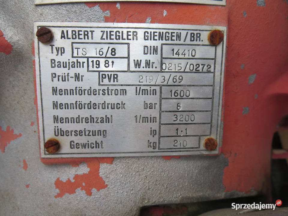SILNIK VW GARBUS 1600 MOTOPOMPA ZIEGLER Wąchock