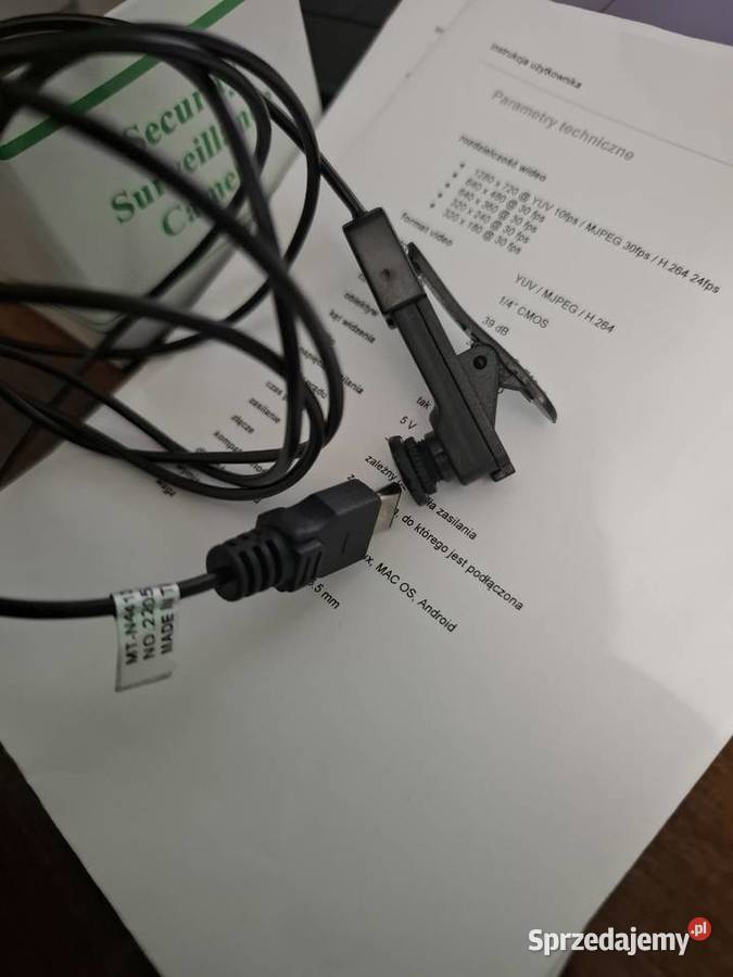 kamera USBC Full HD z klipsem kompaktowa kamera Kraków sprzedam