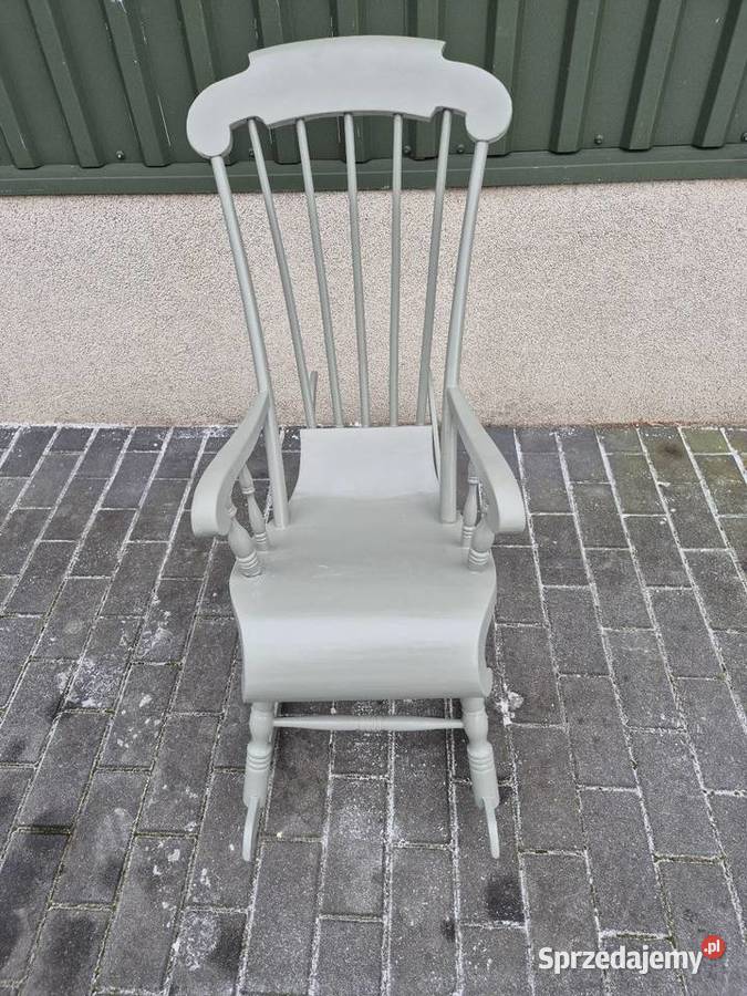 Drewniany fotel bujany Rawa Mazowiecka