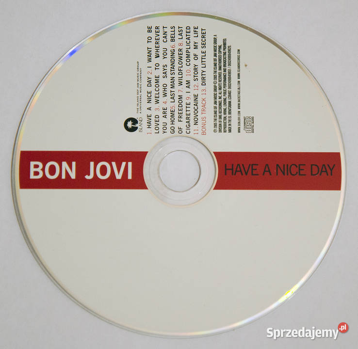 Płyta CD Bon Jovi Have A Nice Day CD Mrzezino