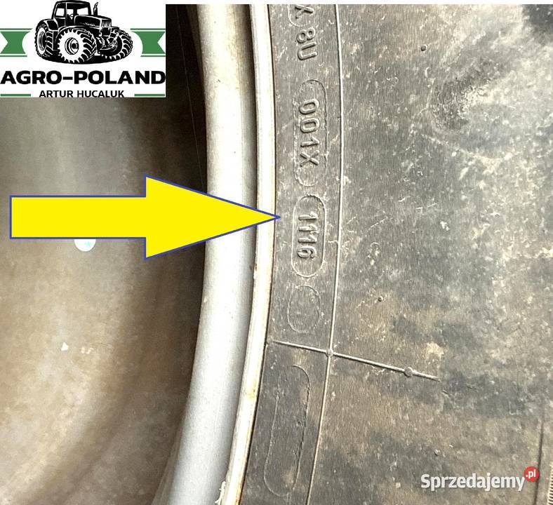 DEUTZ FAHR 6210 5978 H 2016 ORYGINALNE OPONY Kudowa-Zdrój