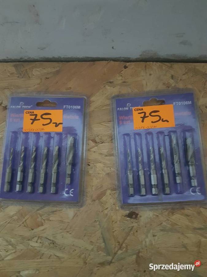 WIERTŁA GWINTUJĄCE HSS M3 M10 GWINTOWNIKI