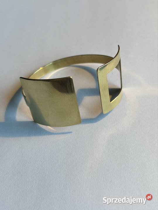 Bransoleta z kwadratowego mosiądzu kujawsko-pomorskie