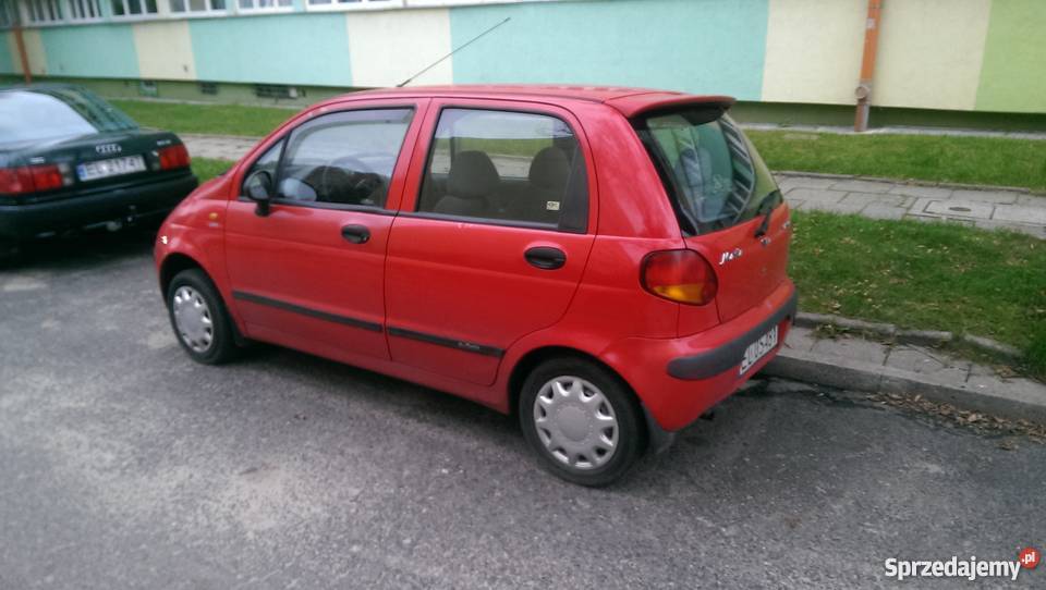 Daewoo Matiz czerwony bezwypadkowy zadbany 2 x Łódź