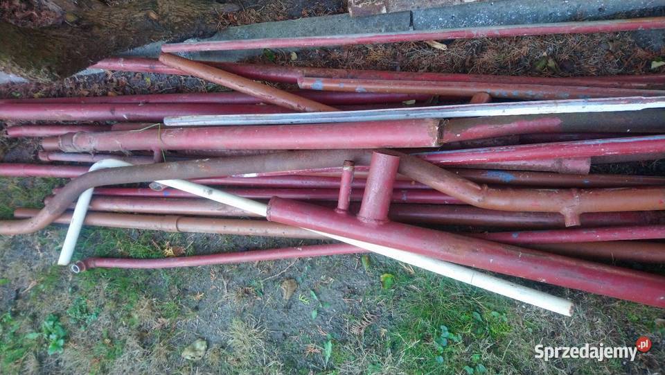 Rury stalowe z demontażu rodzaje w opisie mazowieckie Brwinów sprzedam