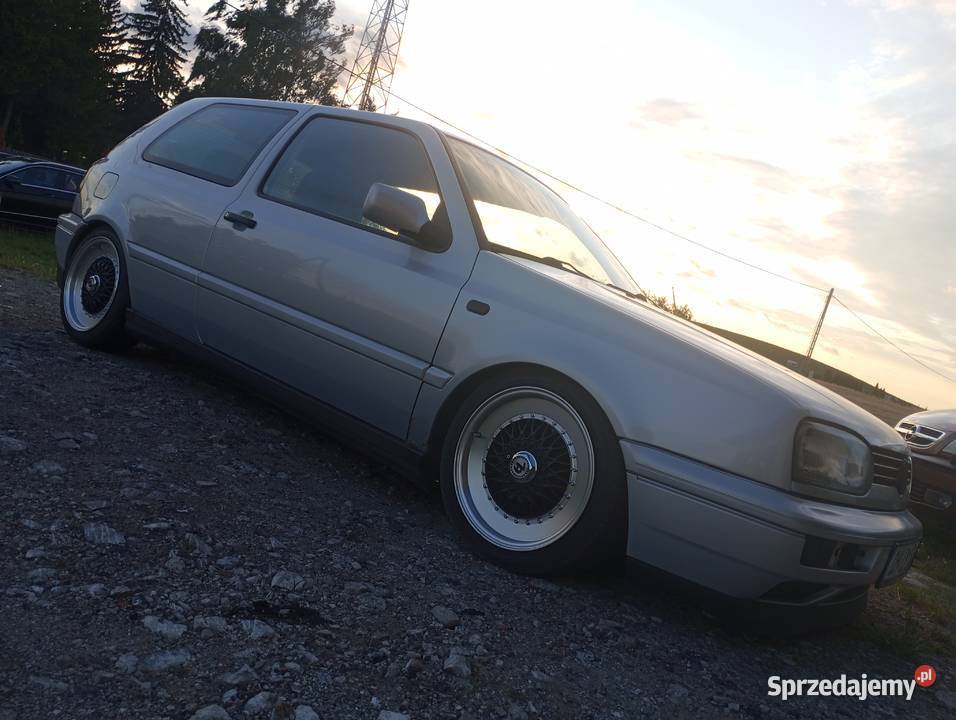 Volkswagen Golf Mk 3 18 benzyna klimatyzacja srebrny Golf kujawsko-pomorskie Świecie nad Osą