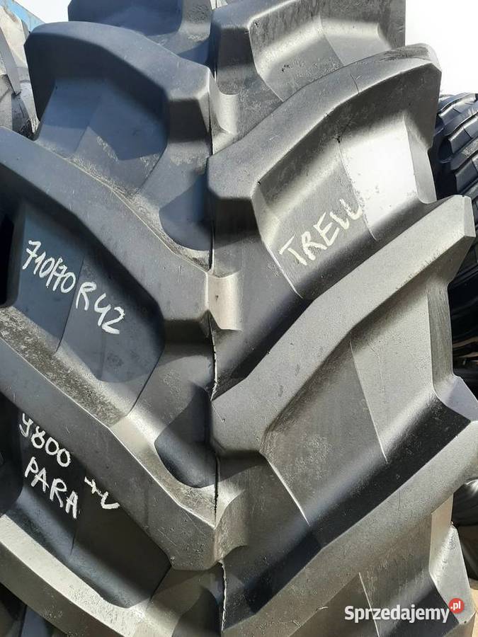 2x Opona używana rolnicza 71070R42 TRELLEBORG Zaścianki