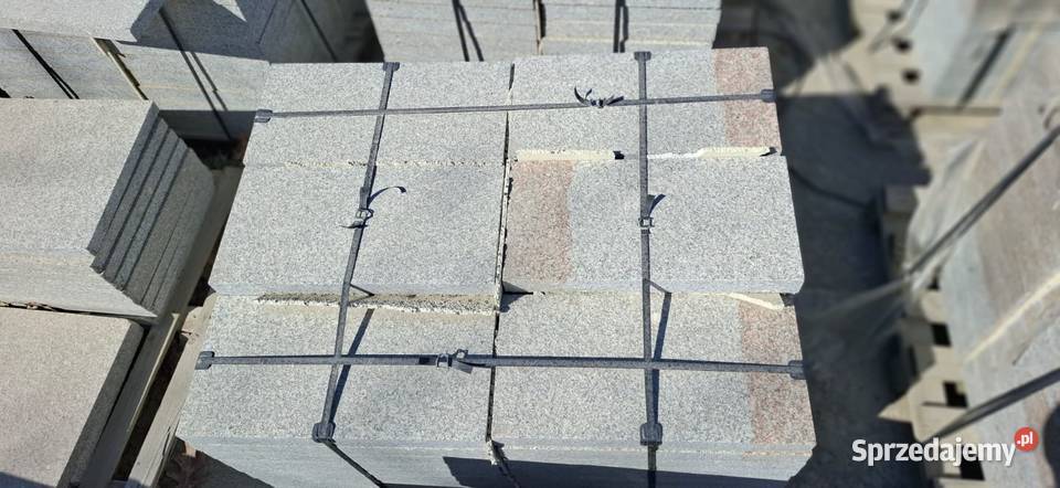 Płyty granitowe 600x300x60 mm granit strzegomski Gdańsk