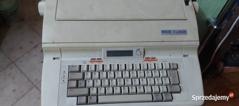 Elektroniczna Maszyna do pisania WELGO śląskie