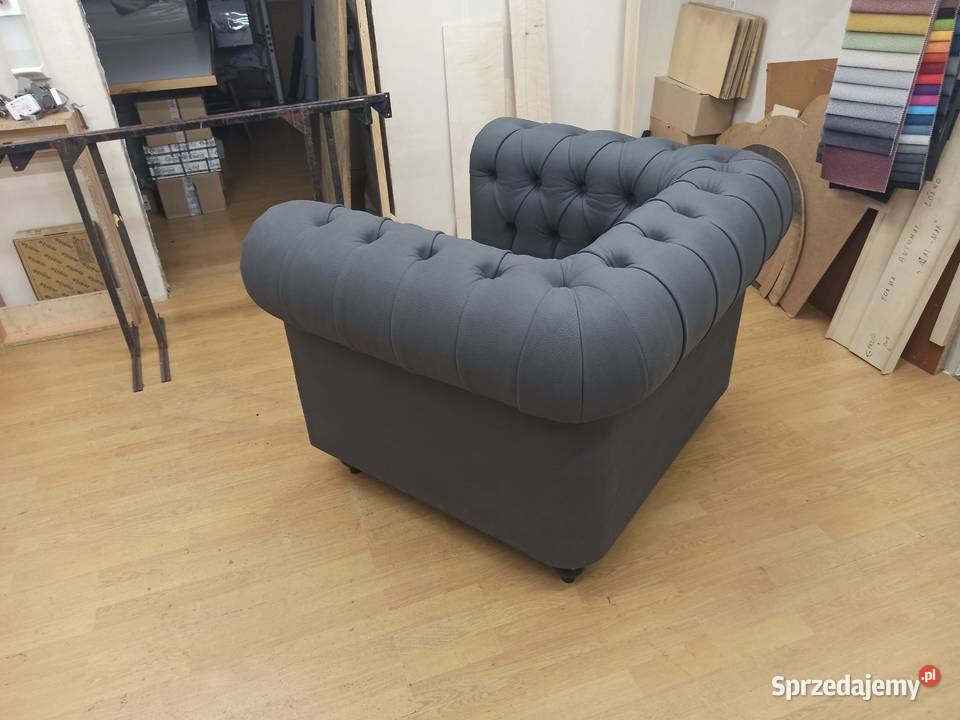 Fotel Chesterfield tapicerowany na wymiar Radom Meble