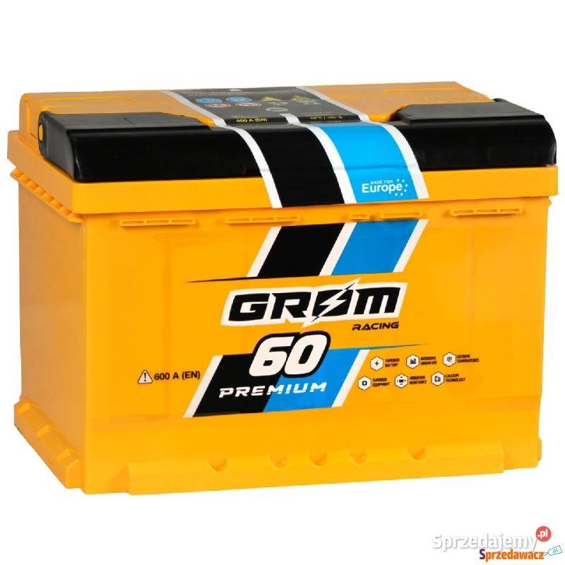 Akumulator Grom Racing 60Ah 600A Suwałki