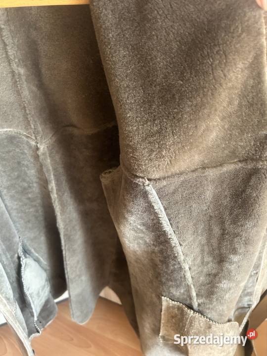 Kożuch kożuszek damski skóra naturalna obszyty Inny wzór Kurtki i płaszcze