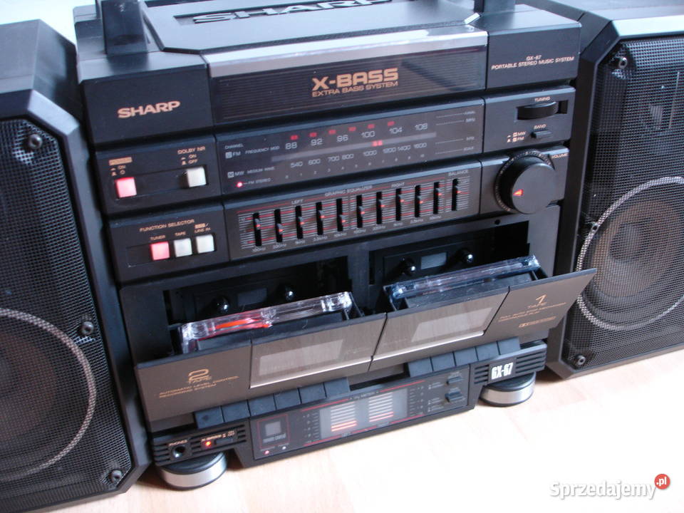 Radiomagnetofon SHARP GX67H lubuskie Zielona Góra