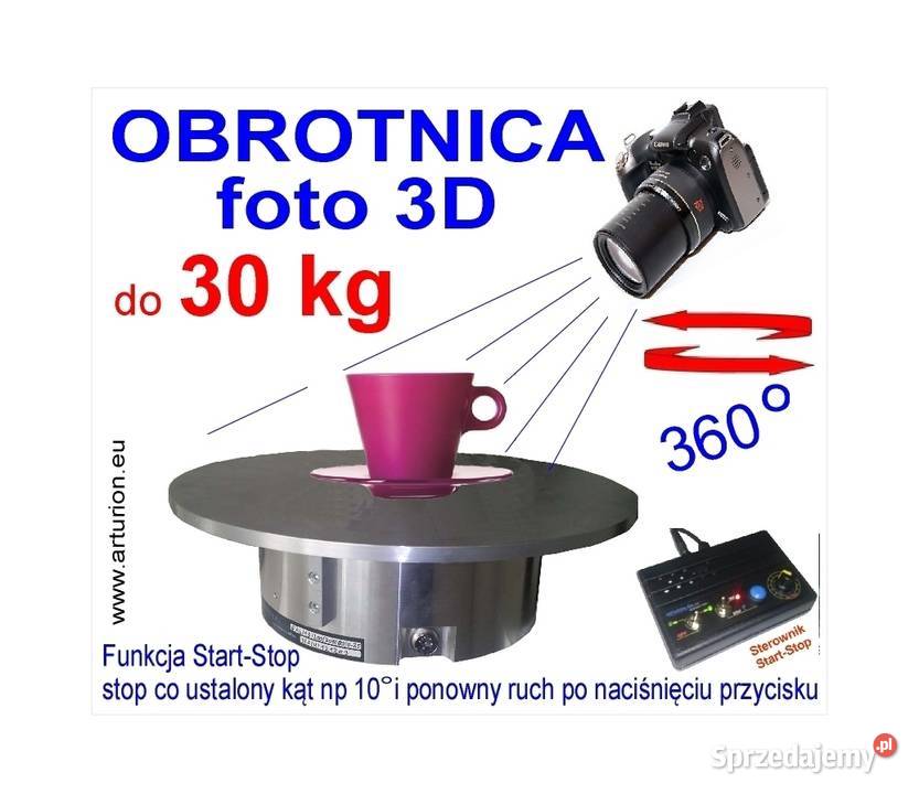 Ekspozytor Kawalet Obrotnica Foto 3D packshot Warszawa