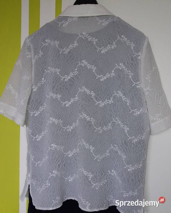 M Nienoszona biała narzutka bluzka do topów i Bluzki i koszule Gliwice
