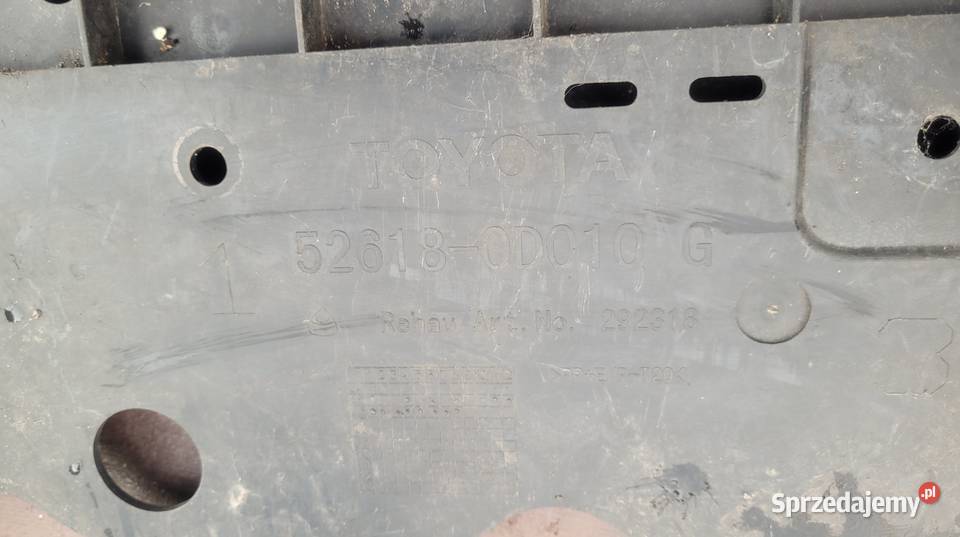 TOYOTA YARIS II 0609 OSŁONA PŁYTA POD ZDERZAK Ruda Śląska