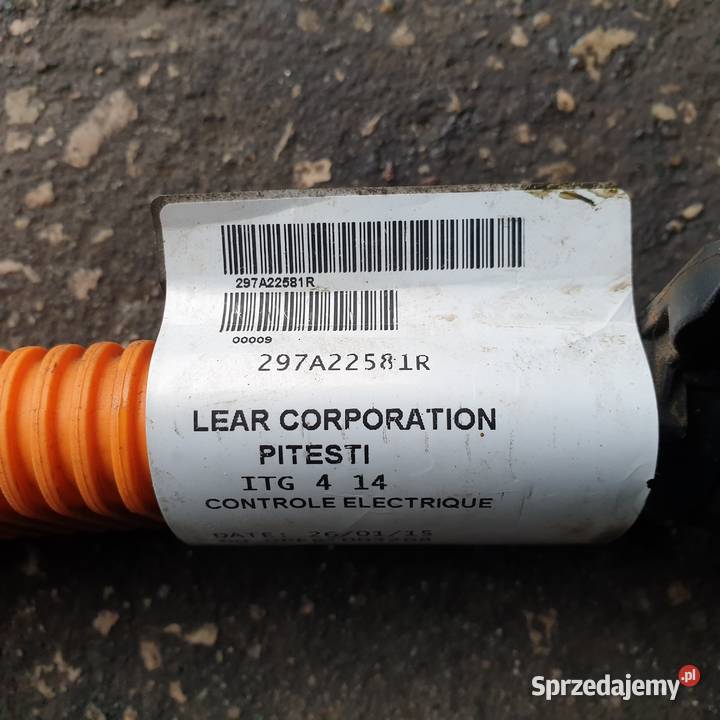 RENAULT ZOE PRZEWOD KABEL INSTALACJA 297A22581R Łochowice