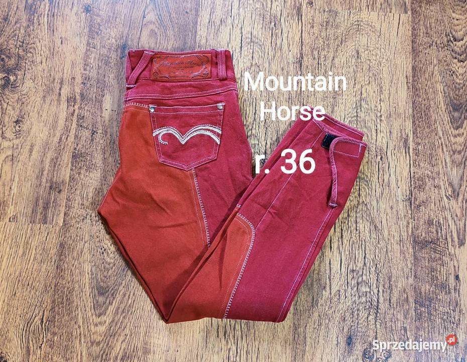 Bryczesy jeździeckie Mountain Horse rozmiar 36 Jasień
