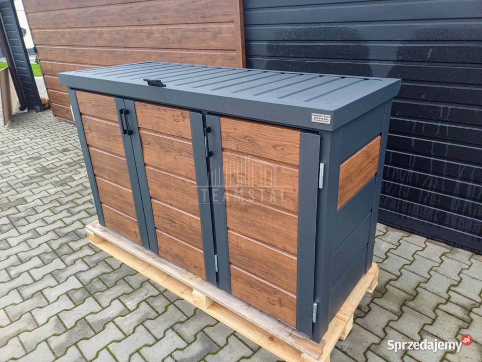 Zabudowa koszy na śmieci wiata obudowa Rzeszów