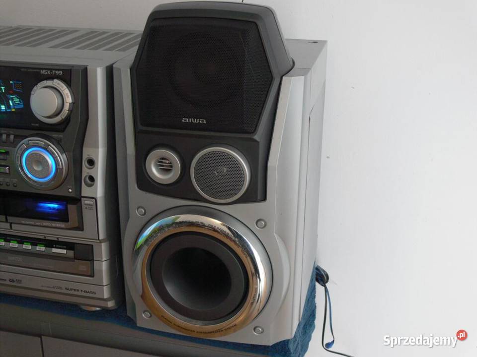 Potężna wieża Aiwa RDS AUX CD DOSTAWA Wieże i miniwieże
