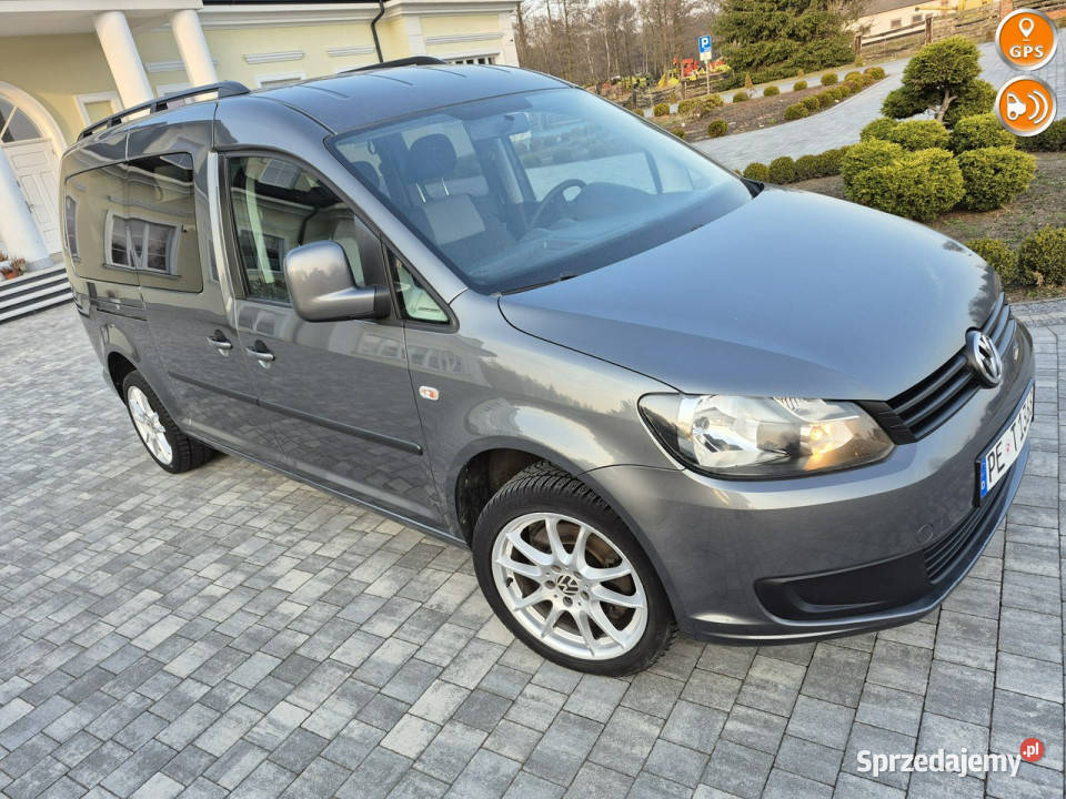 Volkswagen Caddy 16tdi MAXI 7 FOTELI pdc ładny Drelów