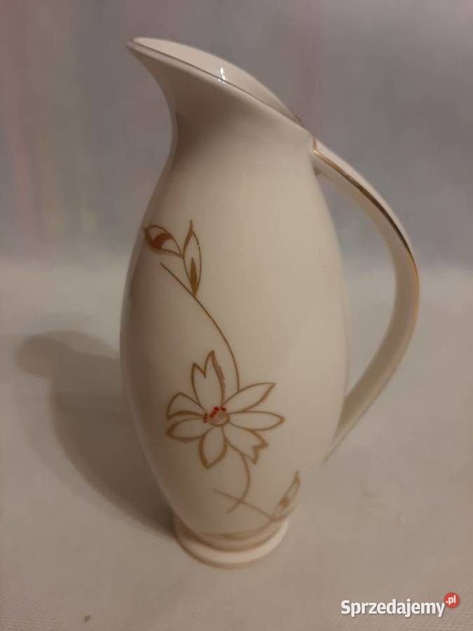 Piękny porcelanowy wazon sygnowany niemiecki Inowrocław