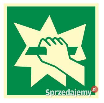 Naklejka BHP Stłuc aby uzyskać dostęp AE008 małopolskie Kamionna sprzedam