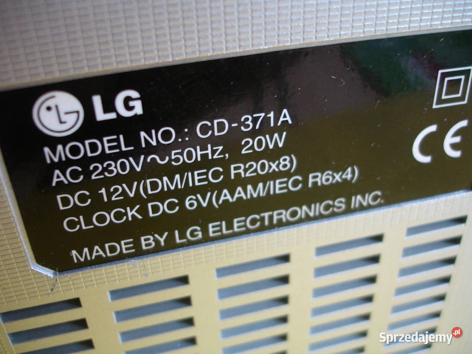Radiomagnetofon z CD LG CD371PILOT Zielona Góra sprzedam