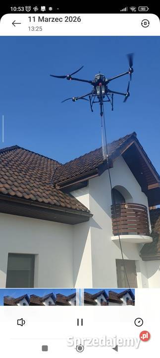 Mycie dronem dachów i elewacji Biłgoraj
