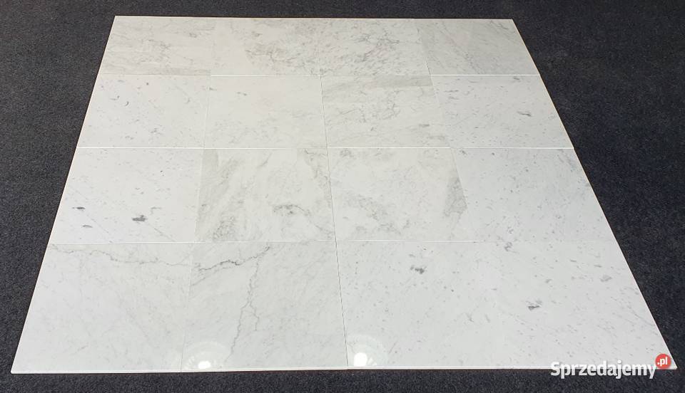Płytki granitowe marmurowe Bianco Carrara biały Podłogi i schody dolnośląskie Bielawa