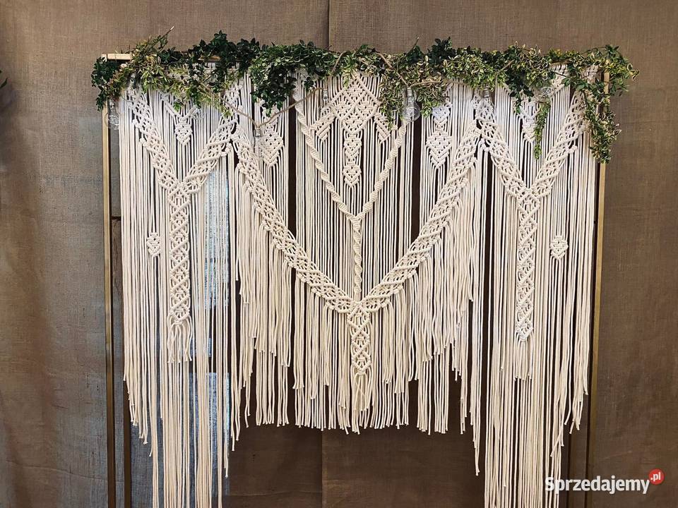 makrama ślubna Dekoracje i ozdoby