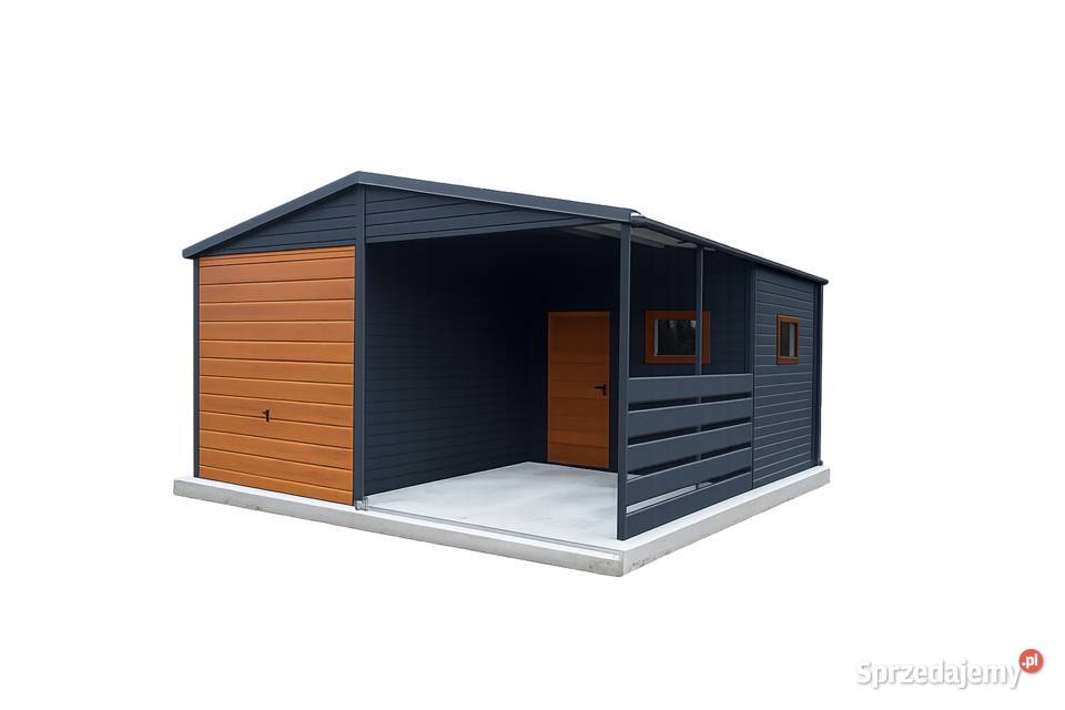 Garaż Blaszany 9x6 z wnęką pomieszczeniem mazowieckie