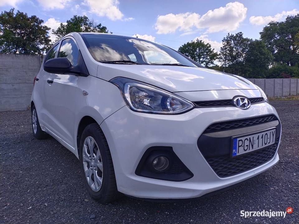 Hyundai I 10 Bezwypadkowy 2015 r Zarejestrowany Gniezno