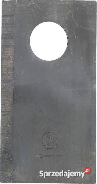 Nożyk kosiarki rotacyjnej prawy 90x50x4 mm otwór Kamionna
