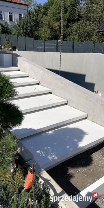 Lewitujące schody beton architektoniczny stopnie Kraków sprzedam