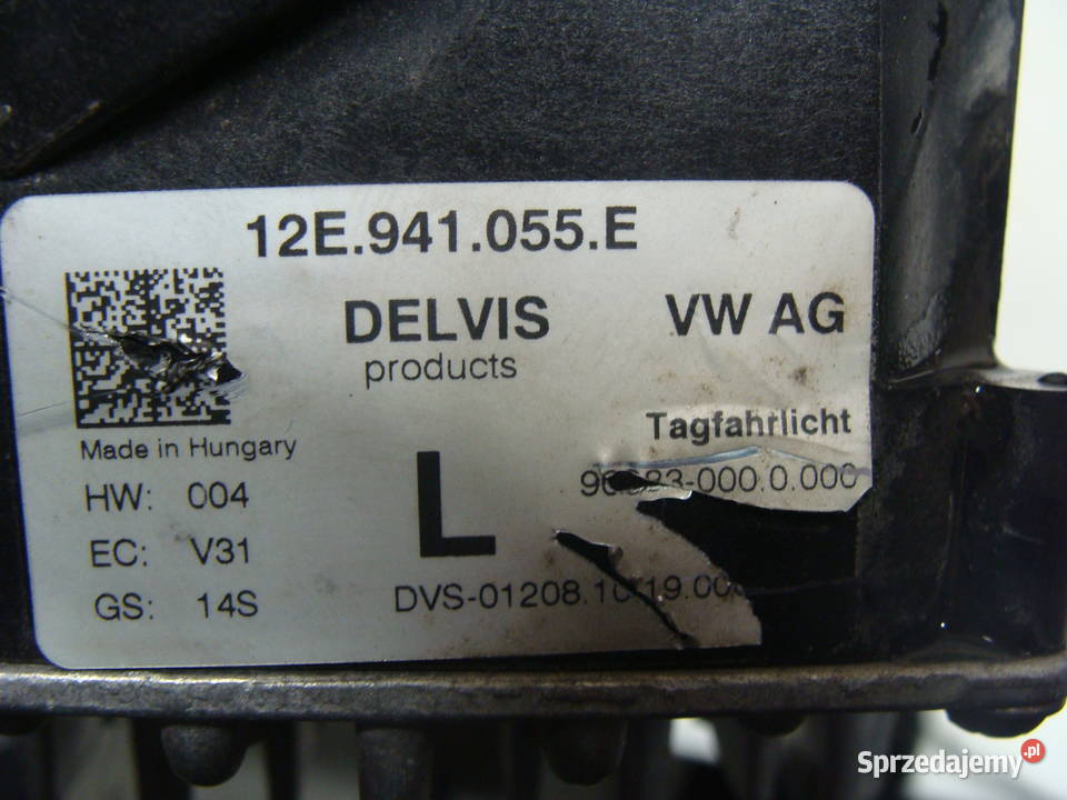 VW EUP LIFT HALOGEN LED ŚWIATŁO DRL LEWE Goleniów