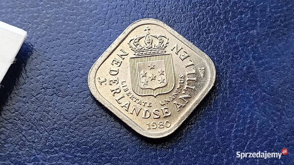 Stare monety 5 cent 1980 Antyle Holenderskie Lesko