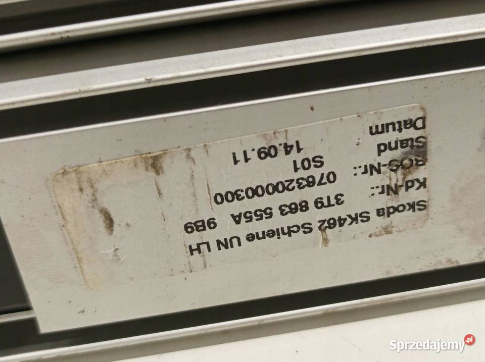 UCHWYTY SZYNA BAGAŻNIKA LEWA PRAWA KPL KOMBI