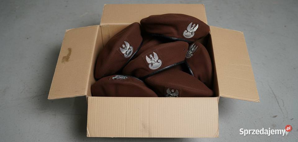 Wojskowy Beret BRĄZOWY z Orłem ORYGINAŁ WP Stan