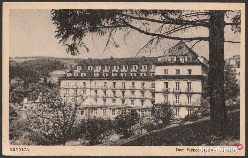 POLSKA KRYNICA DOM WCZASOWY LWIGRÓD 1947 Łódź