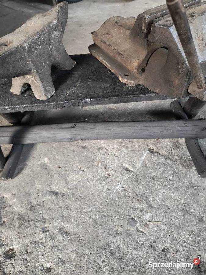Zabytkowe imadło i kowadło Skarżysko-Kamienna sprzedam